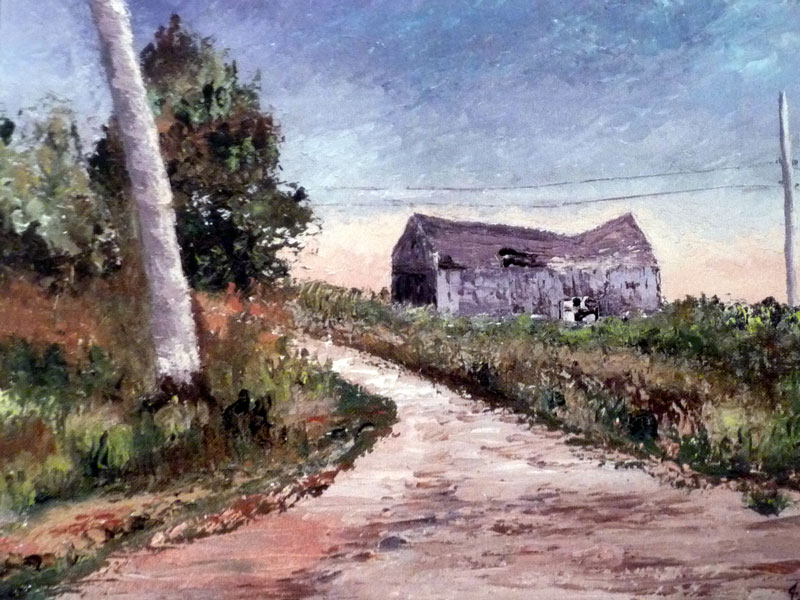 La vieille grange abandonnée